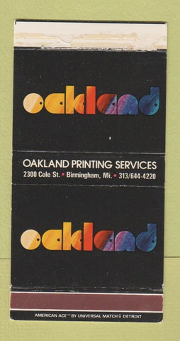 Matchbox - Oakland Printing Services Birmingham MI