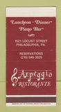 Matchbox - Arpeggio Ristorante Restaurant Philadelphia PA