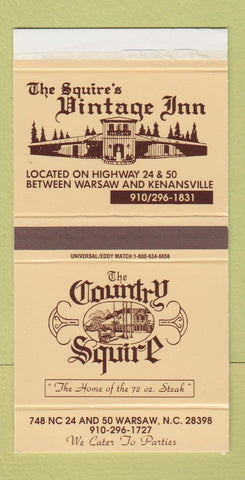 Matchbox - Country squire Warsaw NC Squire's Vintage Inn