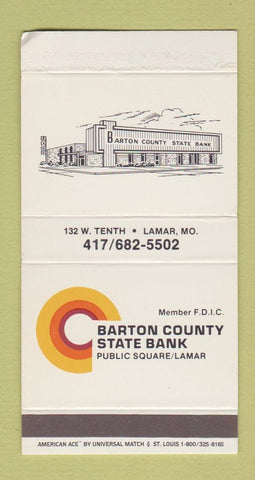 Matchbox - Barton County State Bank Lamar MO