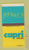Matchbox - Capri Cigarettes Super Slims