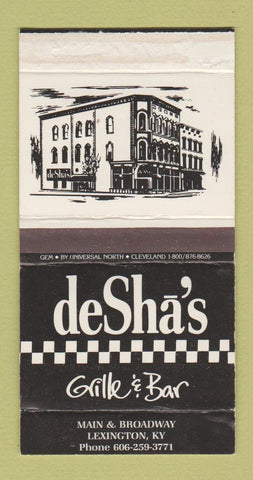 Matchbox - DeSha's Restaurant Lexington KY