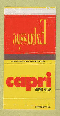 Matchbox - Capri Cigarettes Super Slims