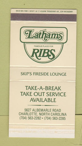 Matchbox - Lathams Ribs Charlotte NC