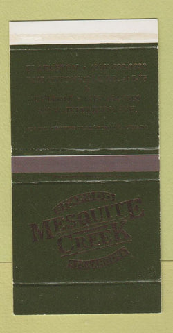 Matchbox - Mesquite Creek Steak House Clarkston Detroit MI