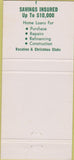 Matchbook Cover - Lyman Savings Loan Pittsburgh PA 30 Strike