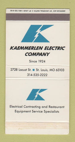 Matchbox - Kaemmerlen Electric St Louis MO