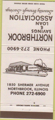 Matchbook Cover - Northbrook Savings Loan Northbrook IL 30 Strike