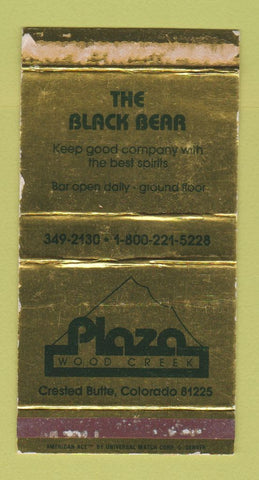Matchbox - Black Bear Plaza Wood Creek Crested Butte Colorado WORN