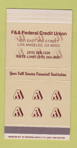 Matchbox - F&A Federal Credit Union Los Angeles CA