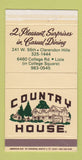 Matchbox - Country House Restaurant Clarendon Hills Lisle IL