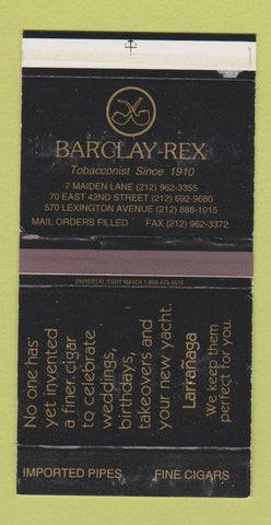 Matchbox - Barclay Rex Tobacco New York City WEAR