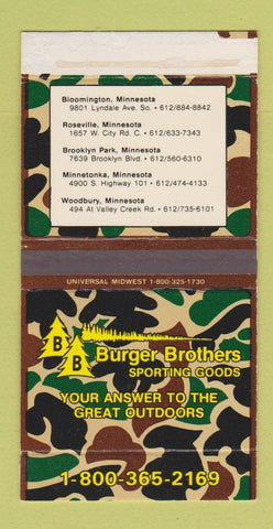 Matchbox - Burger Brothers Sporting Goods Bloomington Roseville Minnetonka MN