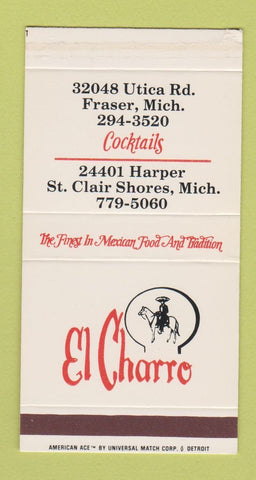 Matchbox - El Charro Mexican Restaurant Fraser St Clair Shores MI