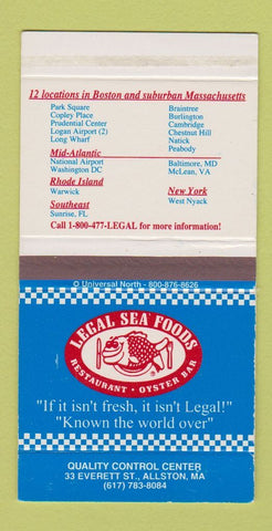 Matchbox - Legal Seafood Restaurant Boston MA Warwick RI Sunrise FL