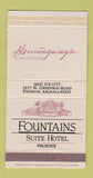 Matchbox - Fountains Suite Hotel Phoenix AZ Hemingway's WEAR