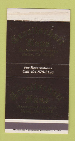 Matchbox - Gesellschaft Haus Restaurant Gelen GA