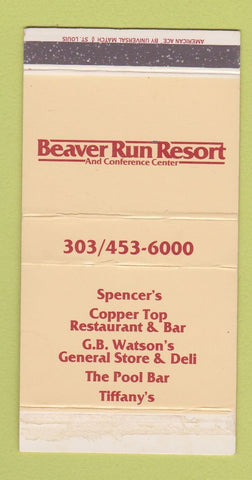 Matchbox - Beaver Run Resort Breckenridge Colorado