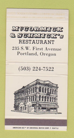Matchbox - McCormick & Schmick's Restaurant Portland OR