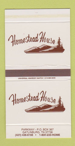 Matchbox - Homestead House Gatlinburg TN