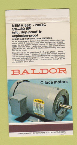 Matchbox - Baldor C Face Motors