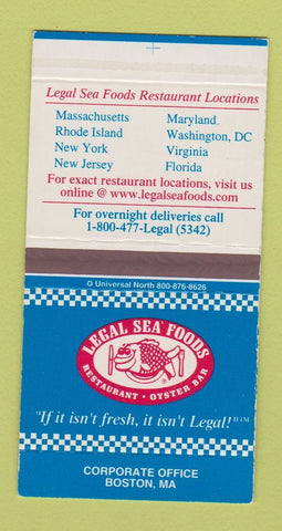 Matchbox - Legal Sea Food Restaurant Boston MA