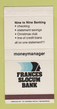 Matchbox - Frances Slocum Bank