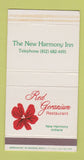 Matchbox - Red Geranium Restaurant New Harmony IN