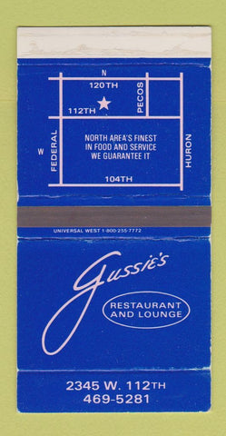 Matchbox - Gussie's Restaurant Lounge Denver? Colorado