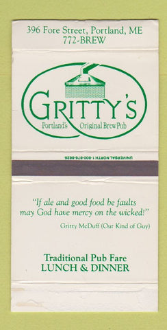 Matchbox - Gritty's Brew Pub Portland ME