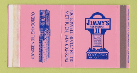 Matchbox - Jimmy's Restaurant II Methuen MA