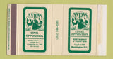 Matchbox - Anton's Restaurant Washington DC
