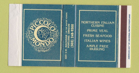 Matchbox - Piccolo Mondo Italian Restaurant Portland OR