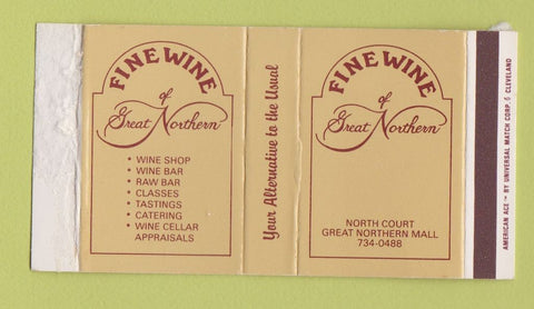 Matchbox - Fine Wine of the Great Northern North Olmsted OH WEAR