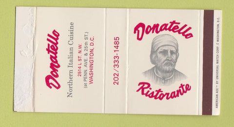 Matchbox - Donatello Ristorante Washington DC Italian