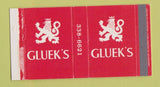 Matchbox - Gluek's Restaurant Minneapolis MN