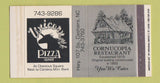 Matchbox - Unicorn Pizza Cornucopia Restaurant Cashiers NC