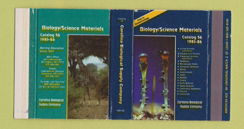 Matchbox - Carolina Biological Supply Science Materials 1986 WEAR