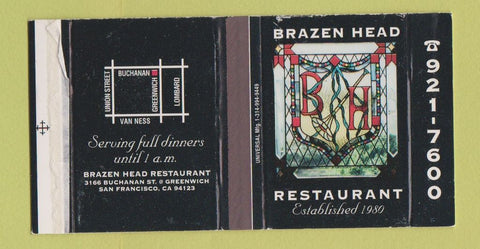 Matchbox - Brazen Head Restaurant San Francisco CA WEAR