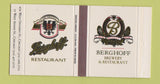 Matchbox - Berghoff Restaurant Beer Chicago IL