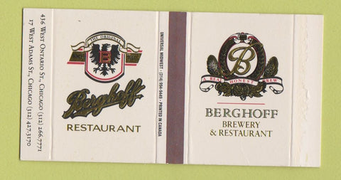 Matchbox - Berghoff Restaurant Beer Chicago IL