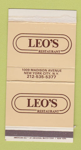 Matchbox - Leo's Restaurant New York City