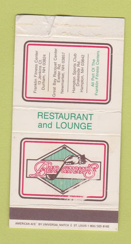 Matchbox - Benjamin's Restaurant Durham NH Newmarket Hampton WEAR