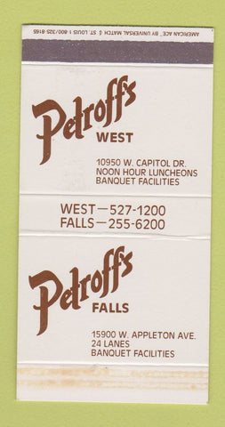 Matchbox - Petroff's Falls West Bowling WI?