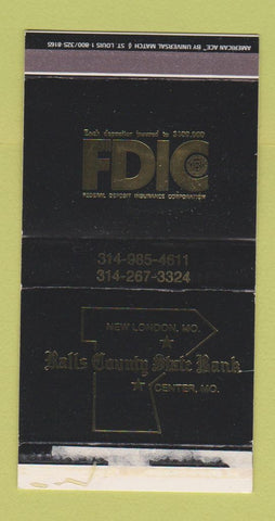Matchbox - Ralls County State Bank New London Center MO