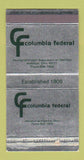 Matchbox - Columbia Federal Savings Loan Hamilton Oxford OH