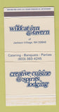 Matchbox - Wildcat Inn Tavern Jackson Village NH