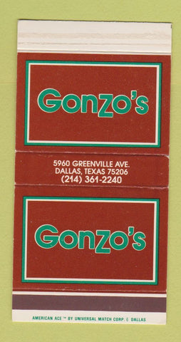 Matchbox - Gonzo's Dallas TX