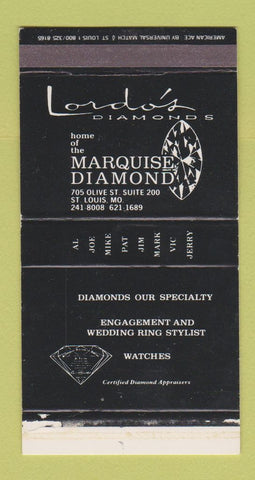Matchbox - Lordo's Diamond St Louis MO Jewelry