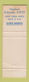 Matchbook Cover - Louise Jr New York City Restaurant